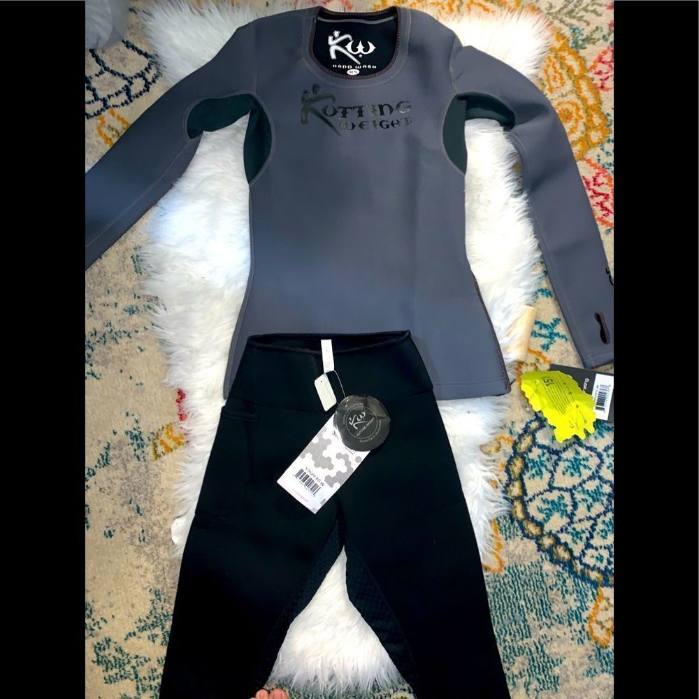 Kutting Weight Neoprene Weight Loss Two piece Sauna Suit Size XS
